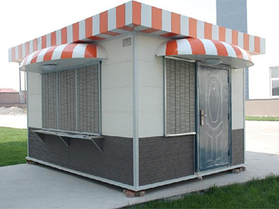 金屬雕花板崗亭